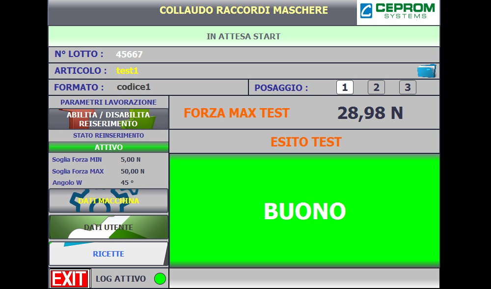 BANCO COLLAUDO RACCORDI MASCHERE - immagine 4